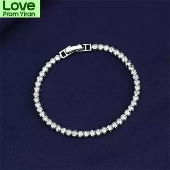 Новые легкие роскошные микро-бриллиантовые браслеты для женщин S925 серебряный модный браслет ювелирные изделия для влюбленных на день рождения подарок на день святого валентина