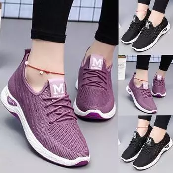 Новые летающие тканые повседневные кроссовки для дикой природы, спортивная обувь, женская обувь с эффектом взрыва 38 чёрный