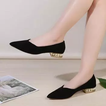 Новые летние босоножки женские туфли на высоком каблуке туфли-лодочки на толстом каблуке женские банкетные босоножки водонепроницаемые босоножки на платформе 34 чёрный