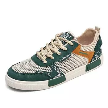 Новые летние дизайнерские кроссовки с сетчатой поверхностью, дышащие, повседневные, спортивные, нескользящие, модные, мужские туфли, туфли на плоской подошве, большой размер 47 39