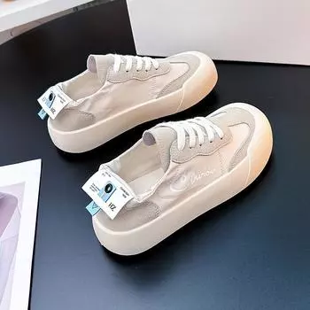 Новые летние дышащие белые туфли, женские повседневные кроссовки, универсальные женские кроссовки Cortez на толстой подошве 35