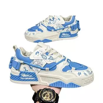 Новые летние дышащие кроссовки 2025 года, модная обувь Ins, кроссовки для бега Athleisure, подростковая мужская обувь, нескользящая обувь 39