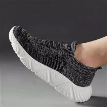 Новые летние дышащие носки, мужские туфли с мягкой подошвой из сетчатой ткани большого размера, модные туфли с одной педалью, ленивые, повседневные 39 серый