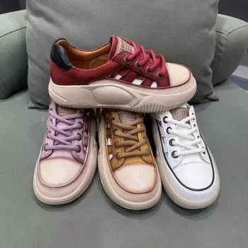 Новые летние модные белые туфли Ins, женская повседневная студенческая обувь в корейском стиле, женская обувь на платформе, партия обуви 35