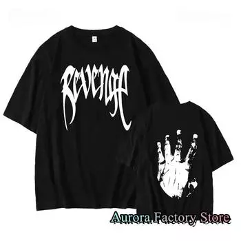 Новые летние мужские хлопковые футболки с принтом мести, топы, футболки, мужская повседневная одежда, модные тенденции, уличная одежда, унисекс, футболка S белый