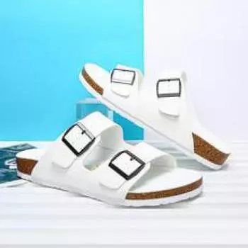 Новые летние мужские и женские пары повседневная обувь для отдыха на открытом воздухе пробковые тапочки на платформе пляжная обувь модные повседневные тапочки бокен 35