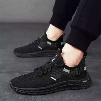 Новые летние мужские кроссовки из дышащей сетки с низким верхом, спортивные кроссовки из плетеной сетки, модные кроссовки для бега 39