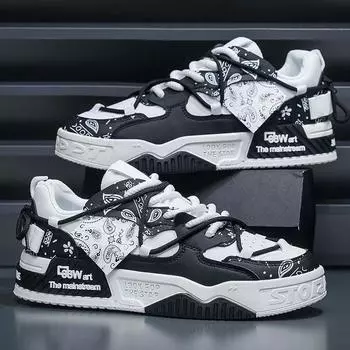 Новые летние мужские кроссовки. Мужская удобная обувь на платформе. 2024 трендовая вулканизированная обувь на шнуровке. Дышащие повседневные кроссовки. 39 синий