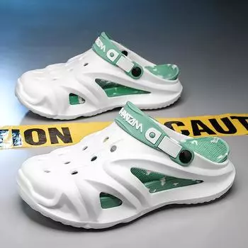 Новые летние мужские сандалии Eva, легкие пляжные уличные мужские тапочки, нескользящая обувь для ванной комнаты для мужчин, популярная модель 40