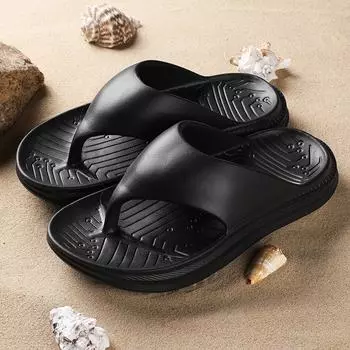 Новые летние мужские шлепанцы с нескользящей толстой подошвой, сандалии для спорта на открытом воздухе, парные пляжные тапочки для женщин 36-41