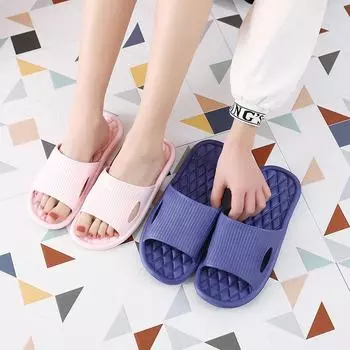 Новые летние однотонные домашние сандалии для ванной | Мягкие домашние тапочки из ЭВА для пар 40-41