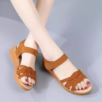 Новые летние плоские женские туфли сандалии для прогулок на открытом воздухе удобные женские повседневные тапочки женские сандалии Mujer 37