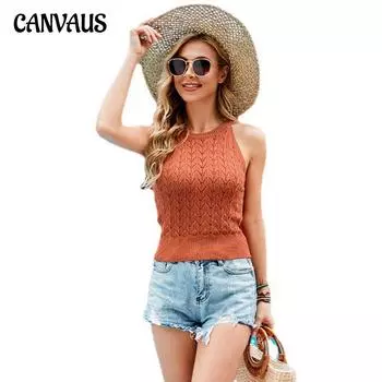 Новые летние повседневные трикотажные однотонные топы, тонкая маленькая женская майка на бретелях S розовый