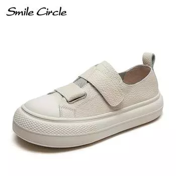 Новые летние повседневные туфли на толстой подошве, туфли на липучке Hundred Bread, удобная модная женская обувь 35 чёрный