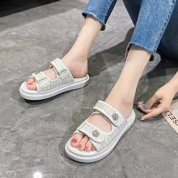 Новые летние повседневные женские сандалии в спортивном стиле 35