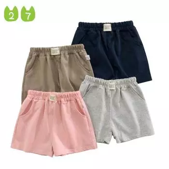 Новые летние шорты для девочек, детские спортивные штаны 90cm