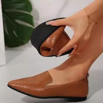 Новые летние стильные модные удобные и универсальные женские туфли повседневные простые износостойкие туфли на плоской подошве Zapatos Mujer 36 хаки