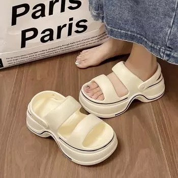 Новые летние тапочки. Простые и модные противоскользящие тапочки для дома и улицы. 37