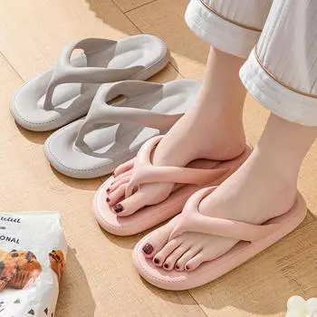 Новые летние тапочки с мягкой нескользящей толстой подошвой 36 зелёный