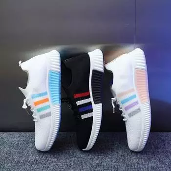 Новые летние тканые кроссовки Zhenfei, женская обувь, модная повседневная обувь кокосового цвета, кроссовки с мягкой подошвой 35