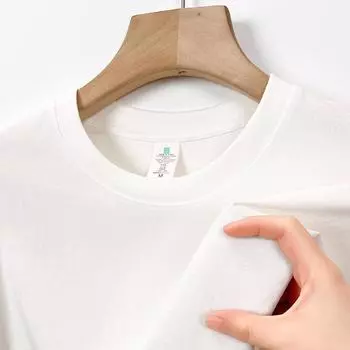 Новые летние товары для мужчин и женщин: футболка из 100 хлопка с короткими рукавами, спортивная рубашка с тонким низом и круглым вырезом для молодежи и людей среднего возраста S