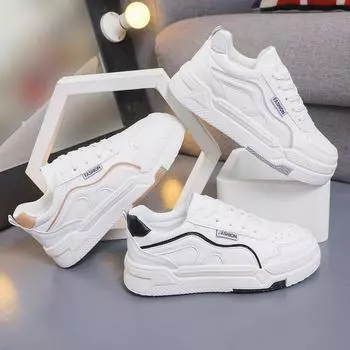 Новые летние туфли для девочек, студенческая модная универсальная верхняя одежда, женская повседневная спортивная белая обувь, оптовая продажа 35