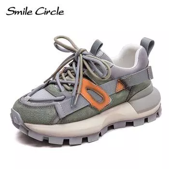 Новые летние туфли со шнуровкой спереди, дышащая кожаная обувь с сеткой, удобная нишевая женская обувь 35 красный