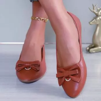 Новые летние удобные повседневные туфли на плоской подошве с острым носком, элегантные легкие дышащие женские туфли с открытым носком и бантом, НЕТ:WM916 35