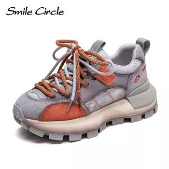 Новые летние удобные туфли с дышащей сеткой, повседневная женская обувь с цветными блоками, повседневная женская обувь с дышащей сеткой 35 красный