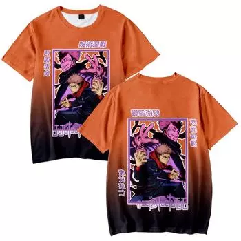 Новые летние женские и мужские футболки с коротким рукавом джиу-джитсу кайсен одежда для фитнеса новые мужские футболки футболки для косплея XS