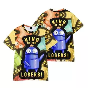 Новые летние женские и мужские футболки с коротким рукавом REPO Game, одежда для фитнеса, новые мужские футболки, футболки для косплея XS