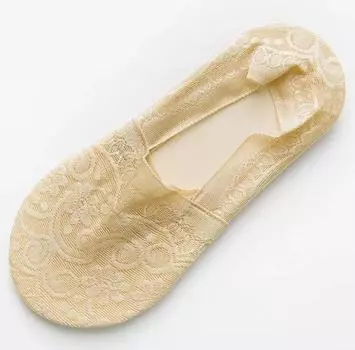 Новые летние женские кружевные носки-лодочки с силиконовой вставкой, дышащей сетчатой конструкцией и невидимой отделкой. color. White card packaging