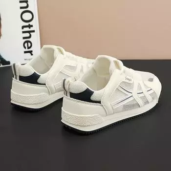 Новые летние женские туфли, модные и универсальные полые женские туфли большого размера, спортивные кроссовки Forrest, повседневная обувь для родителей и детей 36 синий