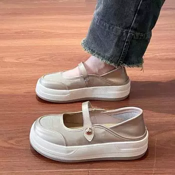Новые летние женские туфли на плоской подошве из парусины, повседневные туфли без застежек, дышащие мокасины с сетчатой поверхностью Mary Jane 35