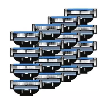 Новые лезвия для бритья для Gillet te Mach 3 Turbo Sensitive, держатель, кассеты для бритвы для лица, чехол для бритья бороды, инструменты для бритья для мужчин 4 blade