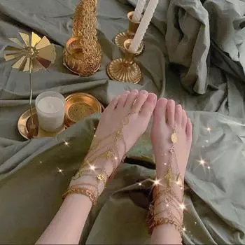 Новые лодыжки с кисточками в стиле ретро, браслеты, крутые и неземные экзотические древние аксессуары для костюмов