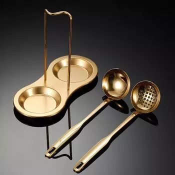 Новые ложки-дуршлаг из нержавеющей стали, сито, половник, шумовка, держатель для ложки, сушилка для кухонных принадлежностей, пищевое сито, кухонная утварь