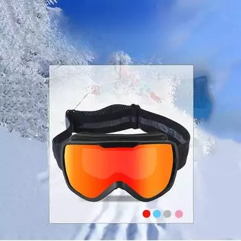 Новые лыжные очки двухслойные мужские зимние теплые лыжные очки антизапотевающие UV400 сноубордические очки женские лыжные очки для близорукости очки Other