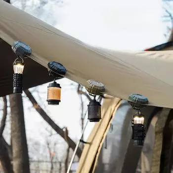 Новые магнитные крючки для кемпинга, легкие крючки для палаток, портативные крючки для кемпинга зелёный