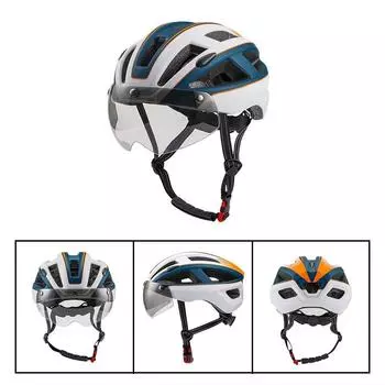 Новые магнитные очки велосипедный шлем дышащий взрослый спортивный дорожный горный велосипедный шлем L average size [55-61CM]