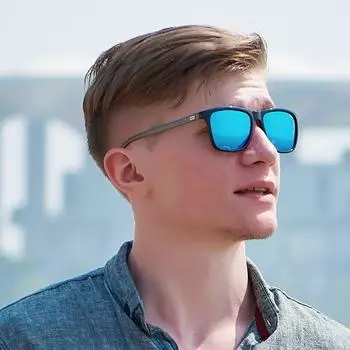 Новые маленькие квадратные солнцезащитные очки, поляризационные солнцезащитные очки для солнцезащитных очков из алюминиево-магниевого сплава