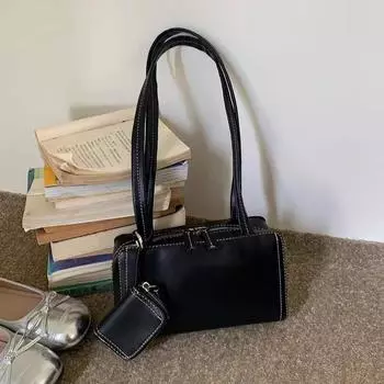 Новые маленькие квадратные сумки женские сумки через плечо для отдыха корейский стиль продвинутые трендовые сумки сумки через плечо подмышечные сумки сумки для наушников