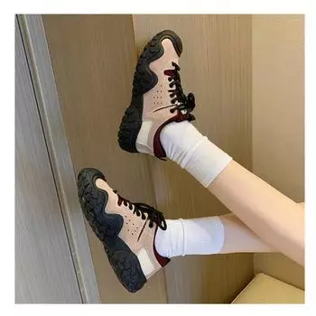 Новые массивные кроссовки дизайнерская обувь для альпинизма модная повседневная кожа ткань дышащая высота увеличенная платформа Zapatos 35