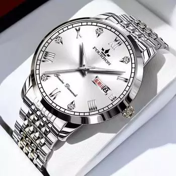 Новые механические часы с подсветкой и полностью автоматической функцией водонепроницаемости