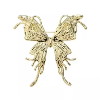 Новые металлические броши-бабочки для женщин, золотые, серебряные, насекомые, лацкан, модные пряжки для шарфа, аксессуары Badeg