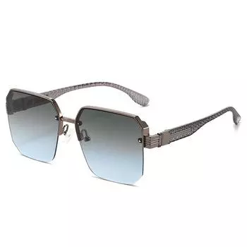 Новые металлические модные солнцезащитные очки в большой оправе. Модные солнцезащитные очки Joker для вождения. Солнцезащитные очки для пожилых людей для мужчин и женщин.