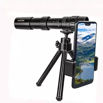 Новые металлические очки для фотографий на мобильном телефоне с монокуляром 10-300*40 и непрерывным зумом.