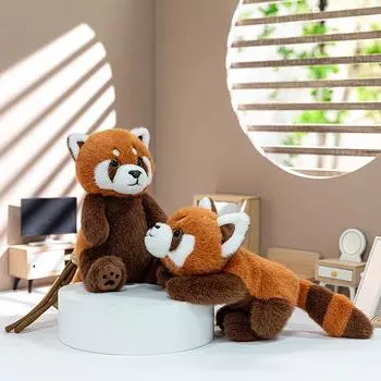 Новые милые детские плюшевые игрушки для девочек в виде енота, маленькая кукла, подарок на событие 15cm22cm