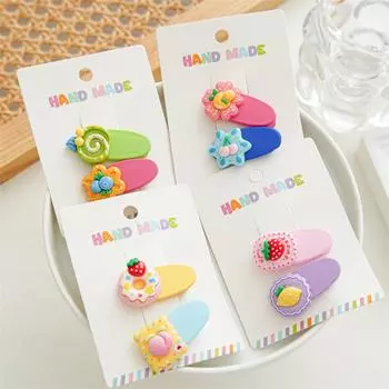 Новые милые детские заколки для волос, боковой зажим с героями мультфильмов, мини-заколка для волос, красочные заколки для девочек, заколки для волос, головные уборы, ювелирные изделия, подарок