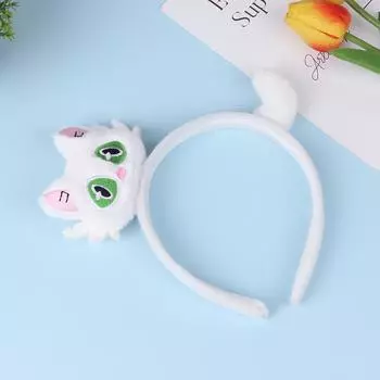 Новые милые плюшевые обручи для волос в виде кошек для девочек, осенние и зимние повязки для волос, головные уборы, повязки для волос из мультфильмов, аксессуары для волос, украшения A2